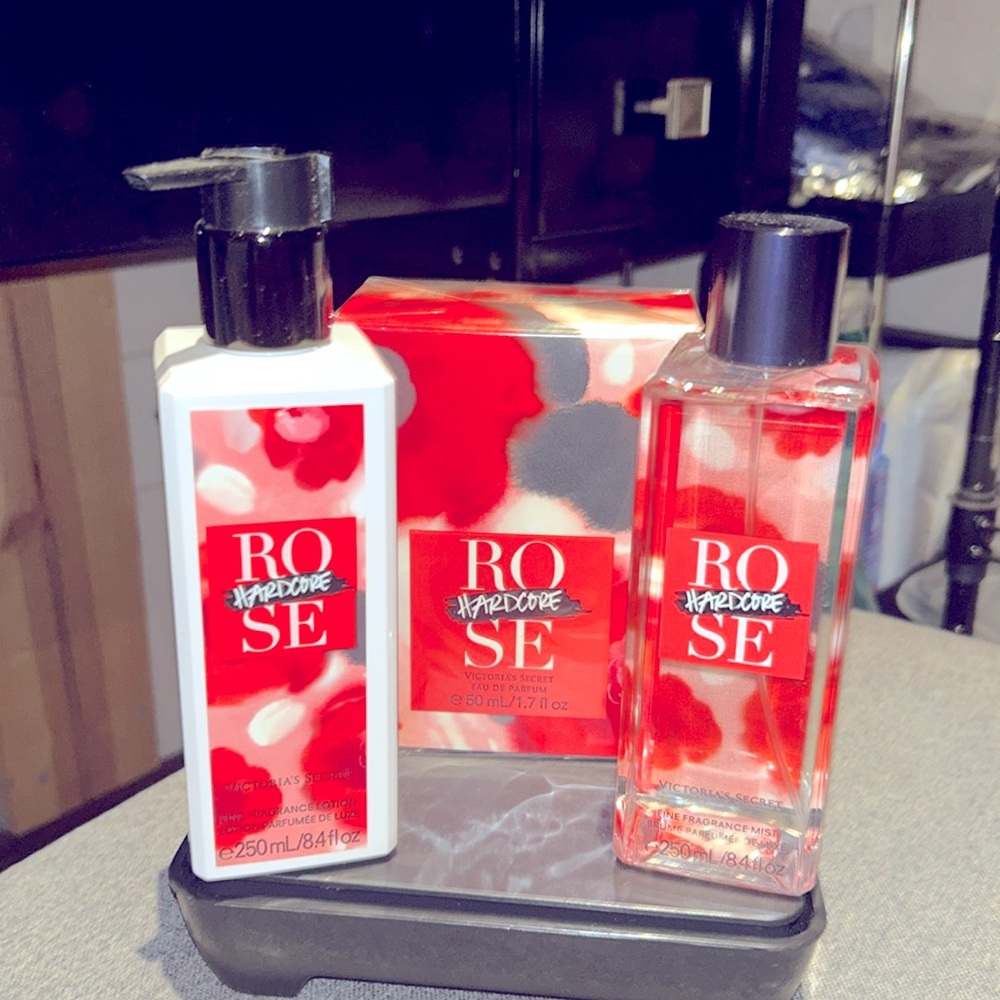 Victoria’s Secret Hardcore Rose 3pc. Bundle